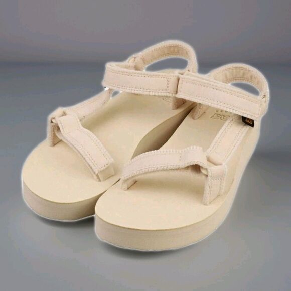 Teva Women's Midform Universal Canvas Sandals Size 9 , Birch - Picture 1 of 8